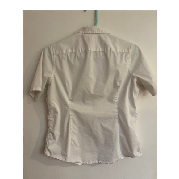 Lands End White Button Up Size 16 - Picture 2 of 3